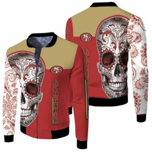 3D Hoodie San Francisco 49Ers Sugar Skull Fan 3D T Shirt Hoodie Sweater Jersey Fleece Bomber Jacket Model 123 - 554145a98176