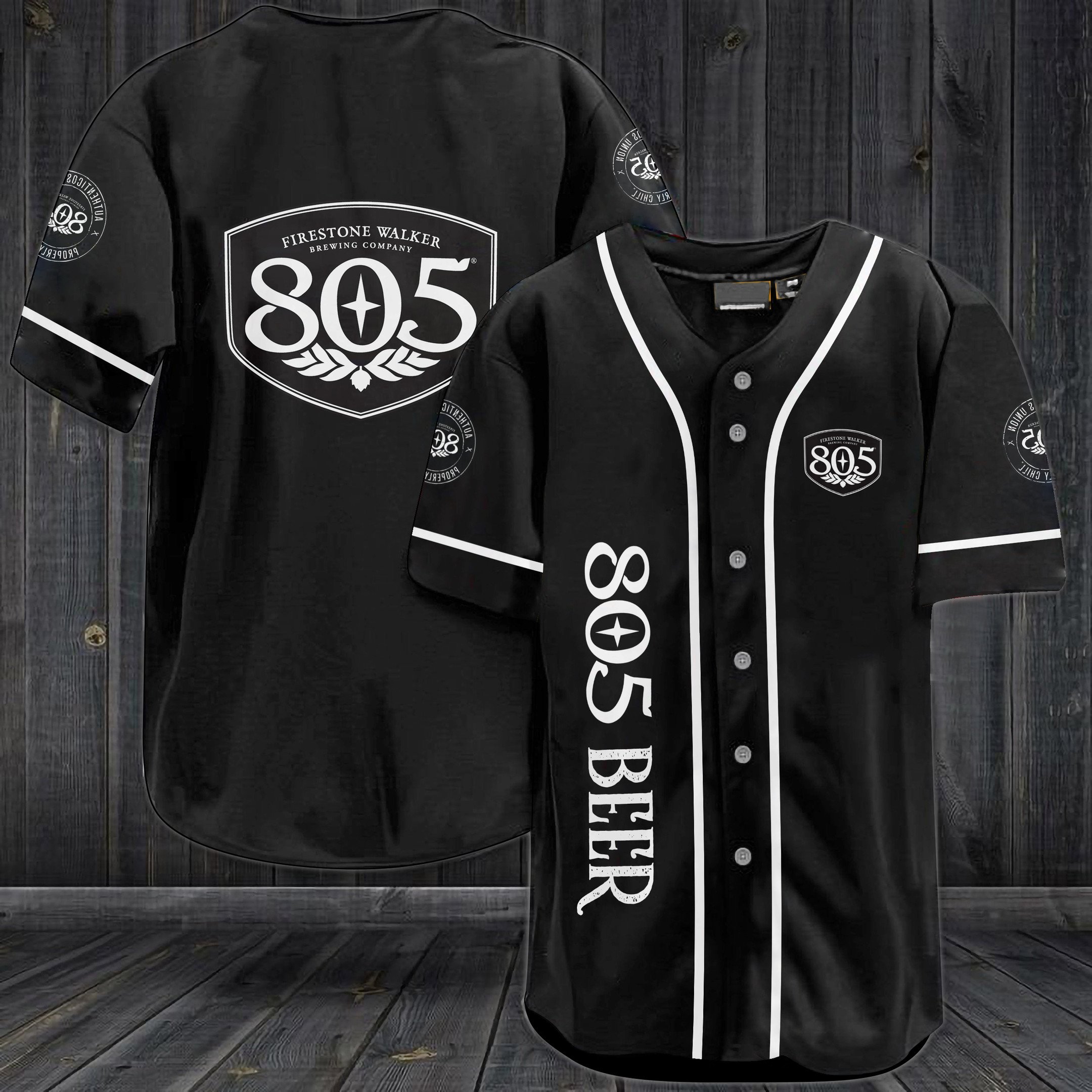 805 Beer Baseball Jersey 805 Beer Baseball Jersey