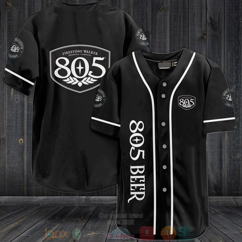 805 Beer Firestone Walker Brewing Baseball Jersey 805 Beer Firestone Walker Brewing Baseball Jersey