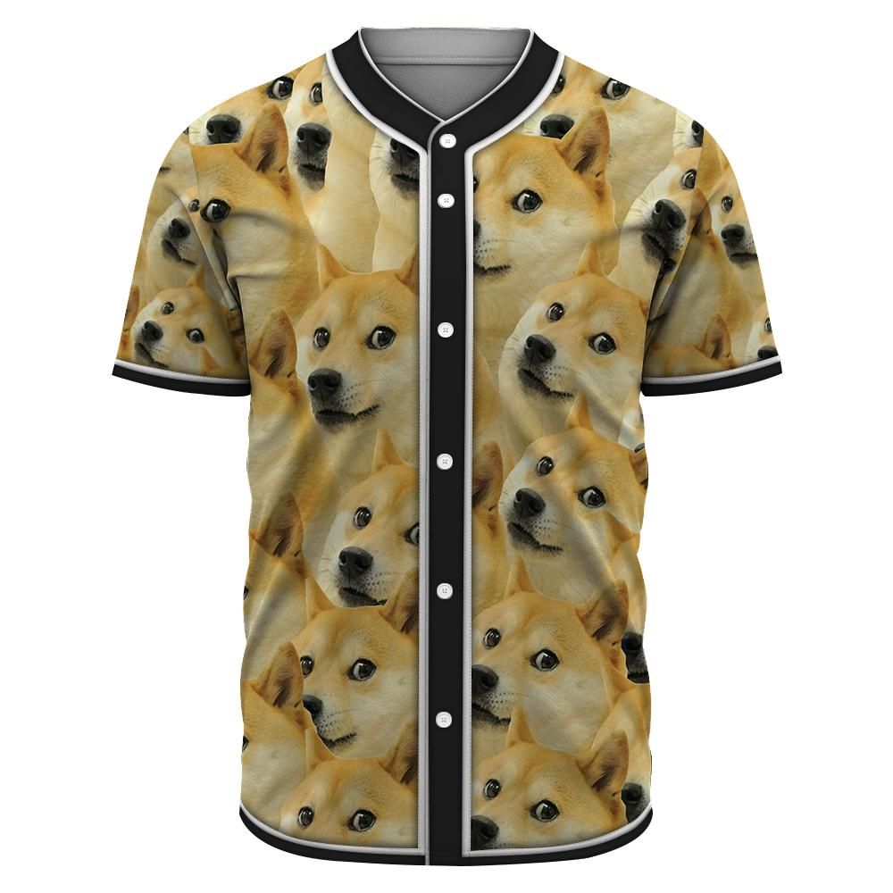 A Lot Of Doges Baseball Jersey A Lot Of Doges Baseball Jersey