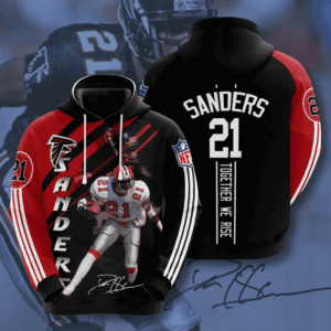 ATLANTA FALCONS Deion Sanders 3D Hoodie For Men For Women All Over Printed Hoodie - 6205a02235fc