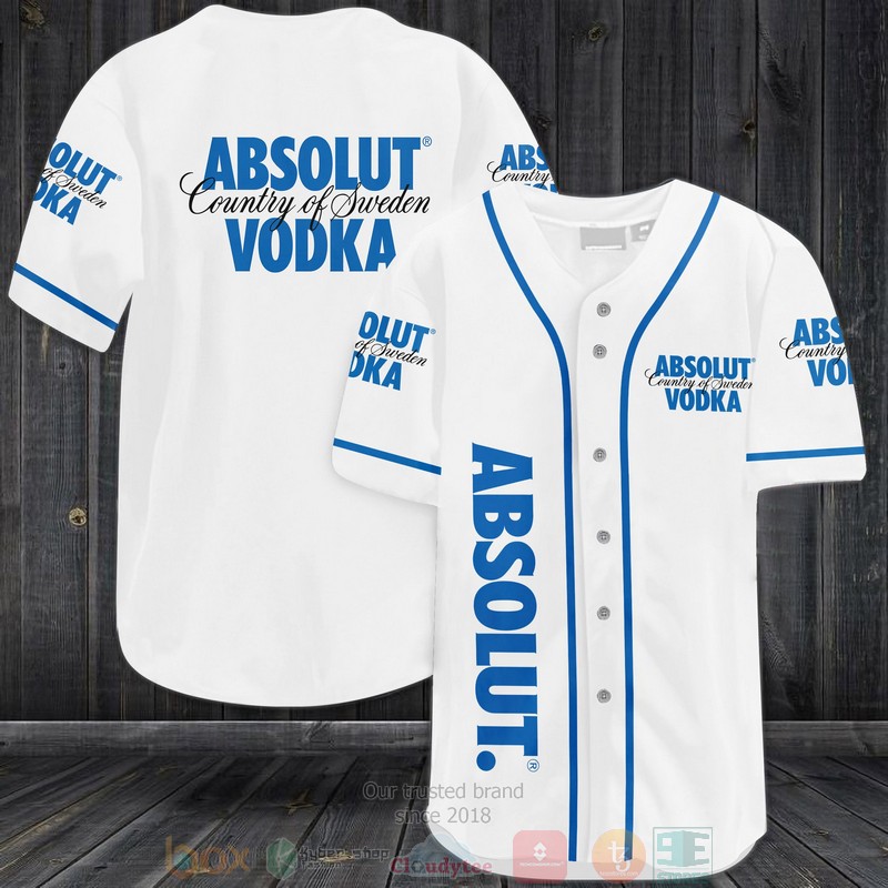 Absolut Vodka Baseball Jersey Absolut Vodka Baseball Jersey