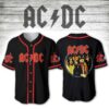 Ac/Dc Band Baseball Jersey Shirt