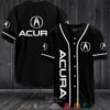 Acura Logo Black Baseball Jersey