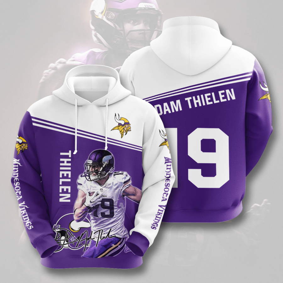 Adam Thielen Minnesota Vikings 3D Printed Hoodie/Zipper Hoodie - a069e4f56bd1 Adam Thielen Minnesota Vikings 3D Printed Hoodie/Zipper Hoodie - a069e4f56bd1