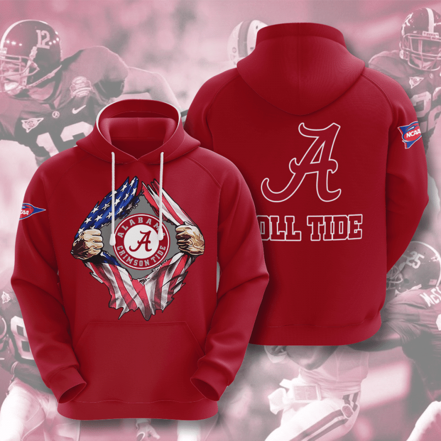 Alabama Crimson Tide 3D Hoodie - 220807a06931 Alabama Crimson Tide 3D Hoodie - 220807a06931