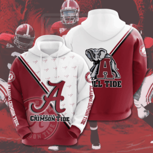Alabama Crimson Tide 3D Hoodie - 6d13360c8509