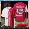 Alabama Crimson Tide Custom Name Baseball Jersey