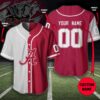 Alabama Crimson Tide Custom Personalized Baseball Jersey