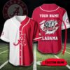 Alabama Crimson Tide Custom Personalized Baseball Jersey