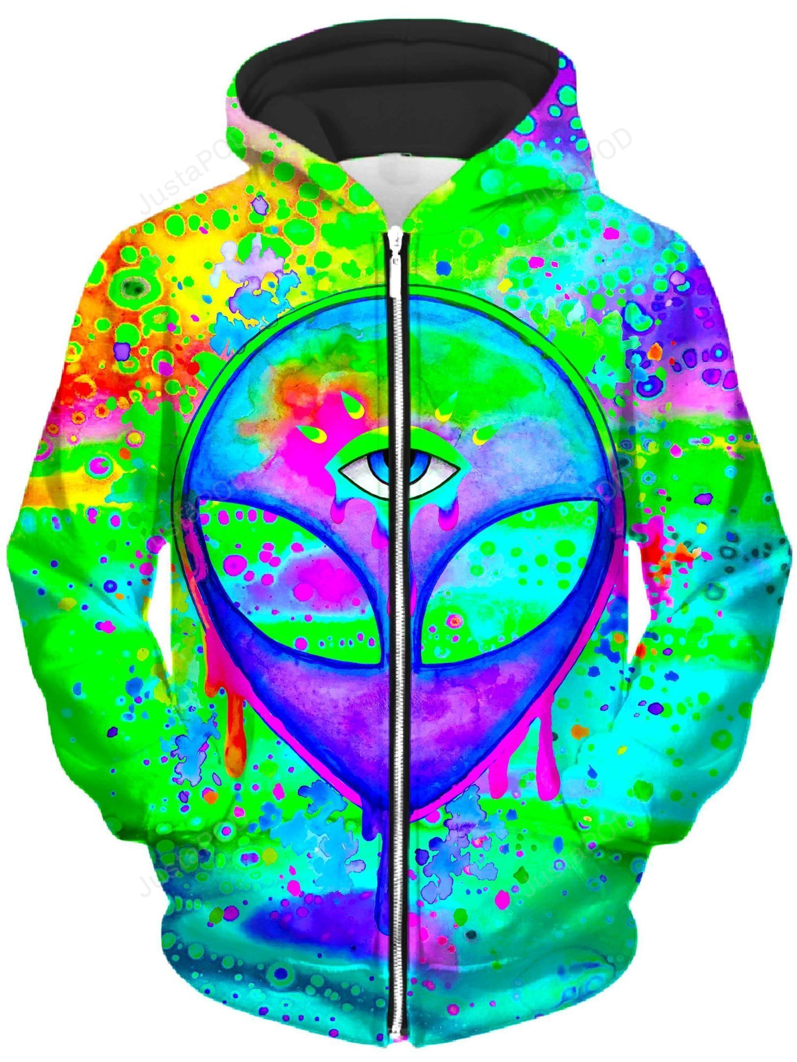 Alien Melt Purple Unisex Zip-Up 3D Hoodie For Men Women All Over 3D Printed Hoodie - 8aea5eb89373 Alien Melt Purple Unisex Zip-Up 3D Hoodie For Men Women All Over 3D Printed Hoodie - 8aea5eb89373