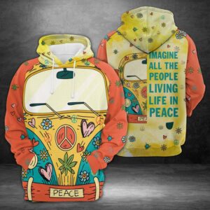 Amazing Hippie Bus 3D Printed Hoodie/Zipper Hoodie - b242228db5a4