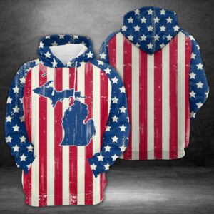 Amazing Michigan 3D Printed Hoodie/Zipper Hoodie - efc5058e111d