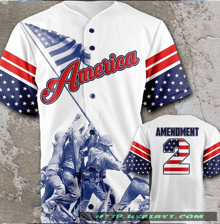 American 2Nd Amendment Baseball Jersey Shirt American 2Nd Amendment Baseball Jersey Shirt