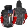 American Veteran Pullover And Zip Pered Hoodies Custom 3D Graphic Printed 3D Hoodie All Over Print Hoodie For Men For Women - af1033ec5951