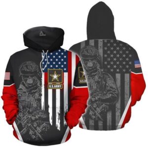 American Veteran Pullover And Zip Pered Hoodies Custom 3D Graphic Printed 3D Hoodie All Over Print Hoodie For Men For Women - af1033ec5951