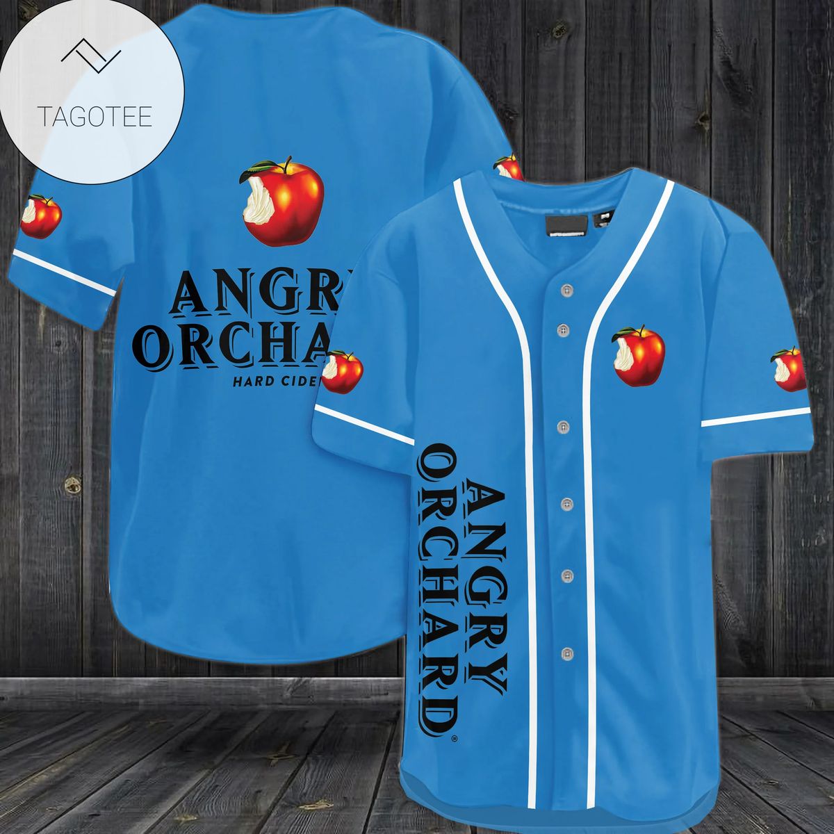 Angry Orchard Beer Logo Baseball Jersey Shirt Angry Orchard Beer Logo Baseball Jersey Shirt