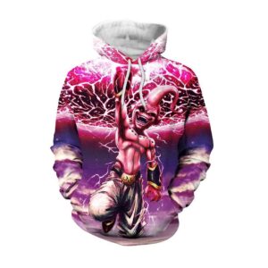 Anime Dragon Ball Z Majin Buu 3D Printed Hoodie/Zipper Hoodie - bc488fccea45