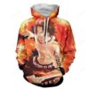 Anime One Piece Ace Pullover And Zippered Hoodies Custom 3d Graphic Printed 3d Hoodie All Over Print Hoodie For Men For Women - 2ccc32afb683