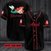 Ariel Custom Name Baseball Jersey