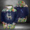Aries Horoscope Flower 3D Printed Hoodie/Zipper Hoodie - 7ae5c1def4f6