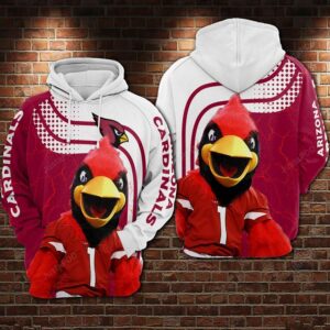 Arizona Cardinals Nfl Football Mascot 3d Hoodie For Men For Women Arizona Cardinals All Over Printed Hoodie. Arizona Cardinals 3d Shirt - e7ae0e4293e6