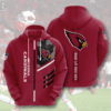 Arizona Cardinals Rise Up Red Sea 3D Hoodie - 50b56f085a9b