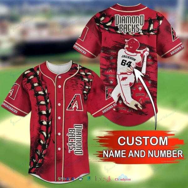 Arizona Diamondbacks Mlb Personalized Baseball Jersey Shirt Arizona Diamondbacks Mlb Personalized Baseball Jersey Shirt