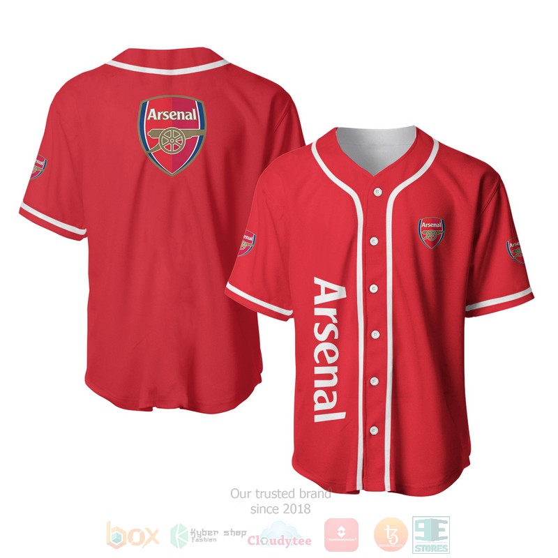 Arsenal Fc Baseball Jersey Shirt Arsenal Fc Baseball Jersey Shirt