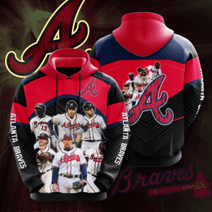 Atlanta Braves 3D Hoodie - 210d3cd0ebe1