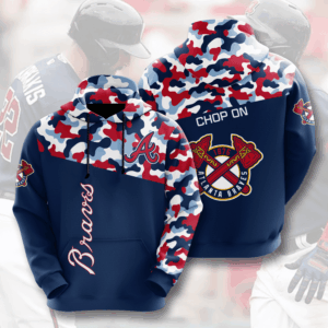 Atlanta Braves 3D Hoodie - 78cf7aa17415