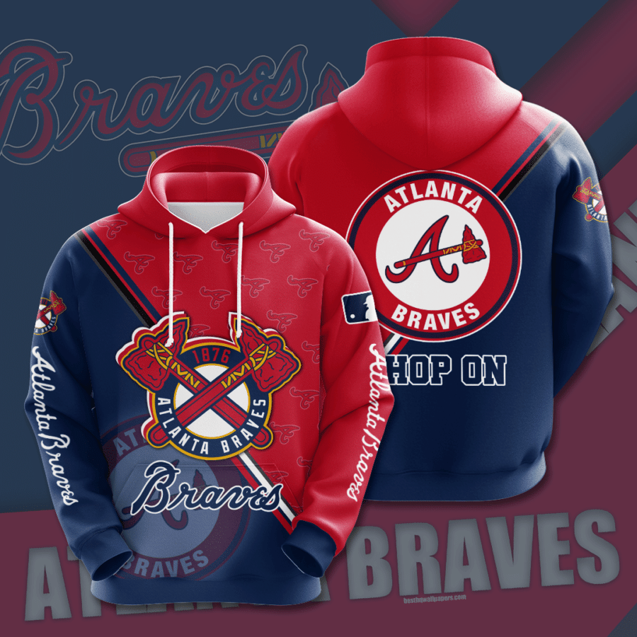 Atlanta Braves 3D Hoodie - d13a458d368d Atlanta Braves 3D Hoodie - d13a458d368d