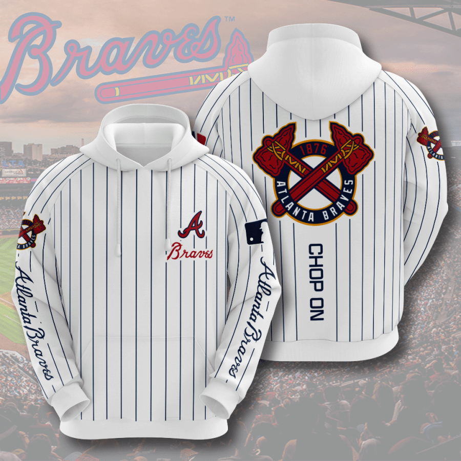 Atlanta Braves 3D Hoodie - da2ae9940d48 Atlanta Braves 3D Hoodie - da2ae9940d48