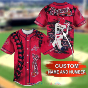 Atlanta Braves Mlb Personalized Baseball Jersey Shirt