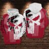 Atlanta Falcons Nfl Football Big Punisher Skull 3d Hoodie For Men For Women Atlanta Falcons All Over Printed Hoodie. Atlanta Falcons 3d Shirt - 17086c89036a