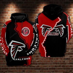 Atlanta Falcons Nfl Football Red Black 3d Hoodie For Men For Women Atlanta Falcons All Over Printed Hoodie. Atlanta Falcons 3d Shirt - 70a5d1d2f2f4