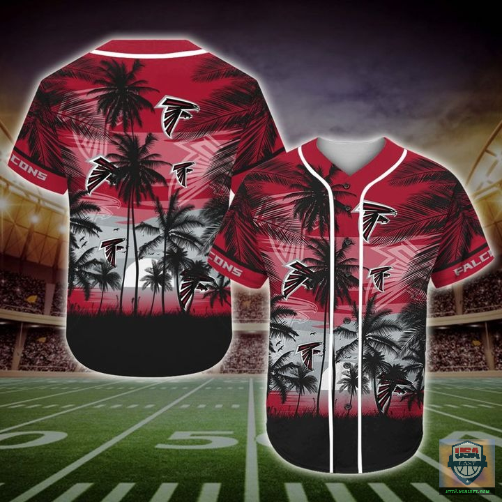 Atlanta Falcons Nfl Palm Tree Baseball Jersey Atlanta Falcons Nfl Palm Tree Baseball Jersey