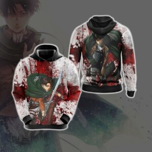 Attack On Titan - Levi Unisex 3D Hoodie All Over Print Hoodie936 - aed7200f4f24