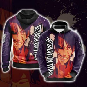 Attack On Titan New Version 3D Hoodie All Over Print Hoodie1447 - 07990333e94f