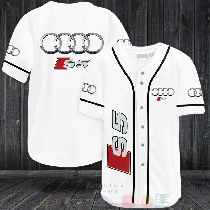 Audi S5 Baseball Jersey Shirt Audi S5 Baseball Jersey Shirt