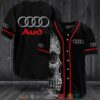 Audi Skull Black Baseball Jersey