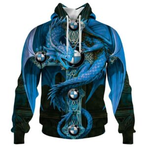 BMW Dragon 3D Hoodie All Over Printed Hoodie - 339b9352581c