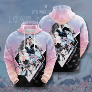BTS 3D Hoodie - 8ec9b693e419