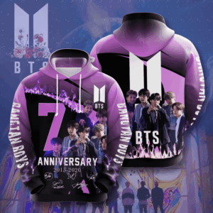 BTS 3D Hoodie - d86306a40957
