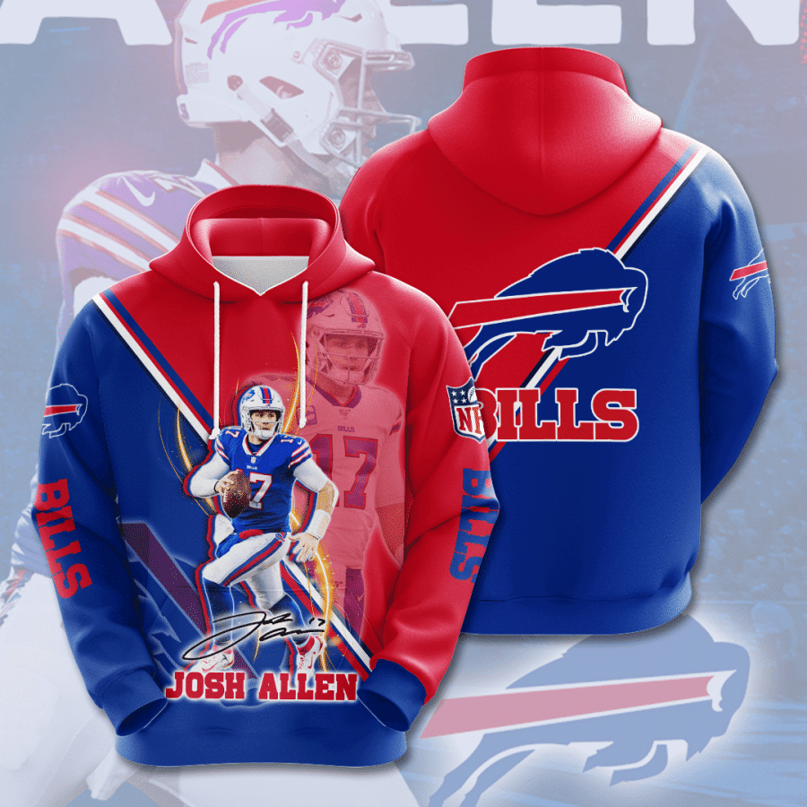 BUFFALO BILLS Josh Allen 3D Hoodie For Men For Women All Over Printed Hoodie - d108641db5f8 BUFFALO BILLS Josh Allen 3D Hoodie For Men For Women All Over Printed Hoodie - d108641db5f8