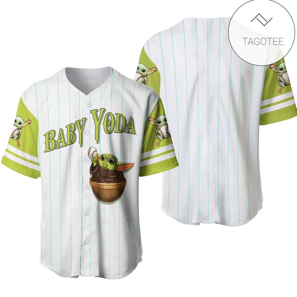Baby Yoda Disney Gift Baseball Jersey- Tagotee Baby Yoda Disney Gift Baseball Jersey- Tagotee