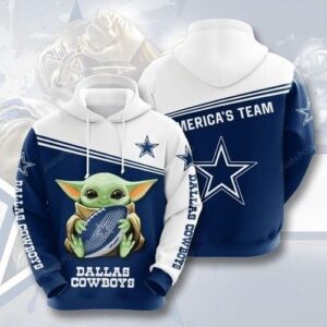 Baby Yoda Hug Dallas Cowboys 3d Hoodie For Men For Women All Over Printed Hoodie - d7c08c60178b