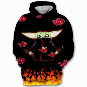 Baby Yoda Naruto Star Wars 3D Printed Hoodie/Zipper Hoodie - 932471870c04