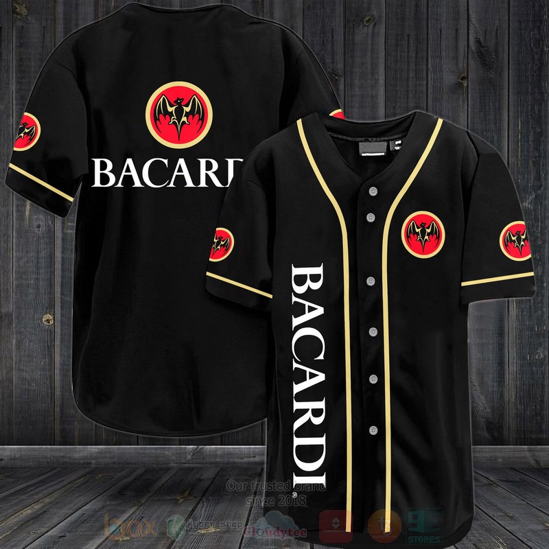 Bacardi Baseball Jersey Shirt Bacardi Baseball Jersey Shirt
