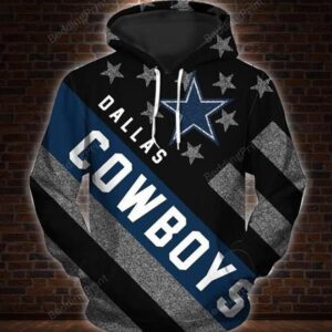 Badass American Flag Dallas Cowboys 3d Hoodie - 91362ed2fb3d